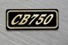 QE-245-3 CB750 Black/Gold Original Sticker RC42 Black Fender Cowl Custom Exterior Tank Side Cover Emblem Parts