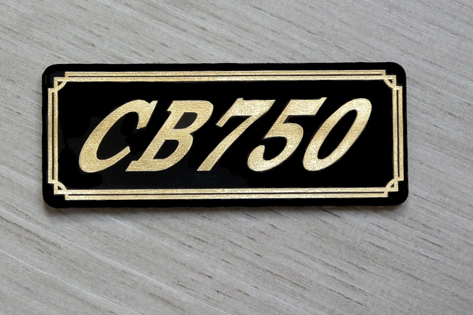 

QE-245-3 CB750 Black/Gold Original Sticker RC42 Black Fender Cowl Custom Exterior Tank Side Cover Emblem Parts