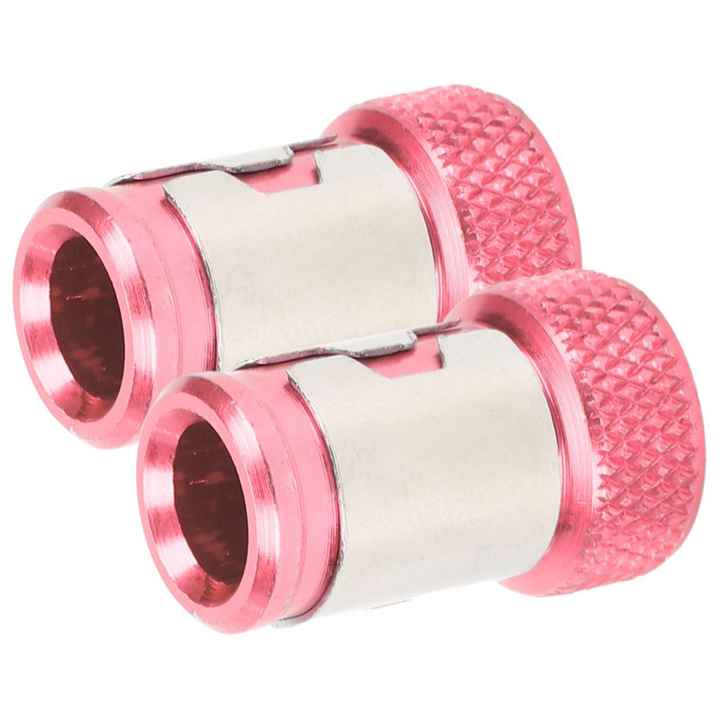 2Pcs Magnetizer Ring Universal Metric 14inch Magnetic Steel Screwdriver Bits AccessoriesRed