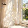 Artistic Patio Accents Crystal Suncatcher Rainbow Maker Prism Hanging Wind Chime Pendant Outdoor Courtyard Decoration for Window Balcony,