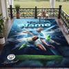 Custom Text Printed Rug Erling Haaland Non Slip Floor Carpet For Home Room Decor