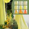 Yellow Chiffon Hanfu Fabric: Semi-Transparent Chinese Style Cloth for Innovative Decor