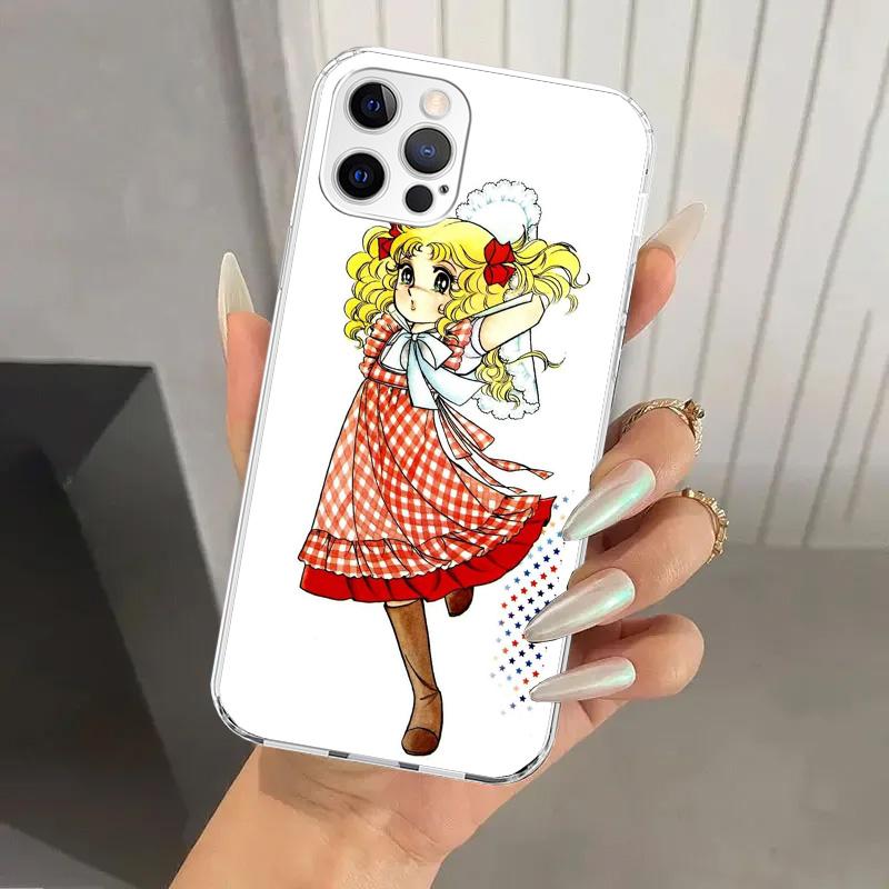 Anime Candy Phone Case for Iphone 17 Air 16 15 Plus 14 13 Mini 12 11 Pro Max 16E 7 8 SE 2020 Soft Funda Print Shell 17 Air 16 15