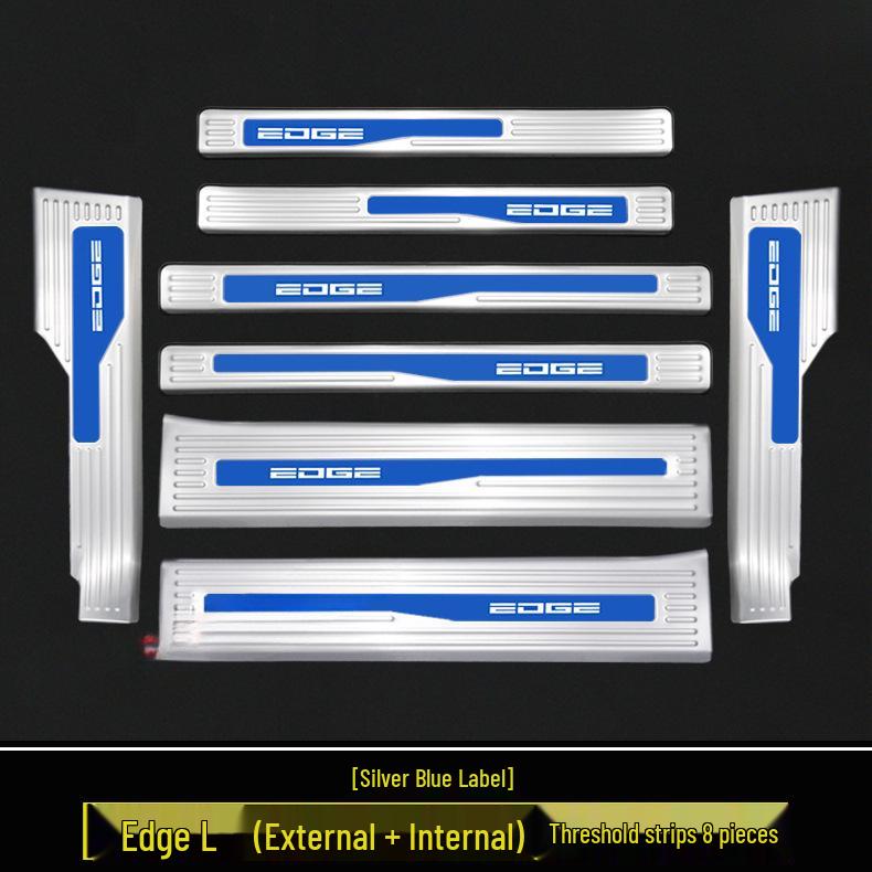 2023-2025 Ford Edge L: Door Sill Strips, Welcome Pedals, Stainless Steel Trunk Protector, Decorative Stickers