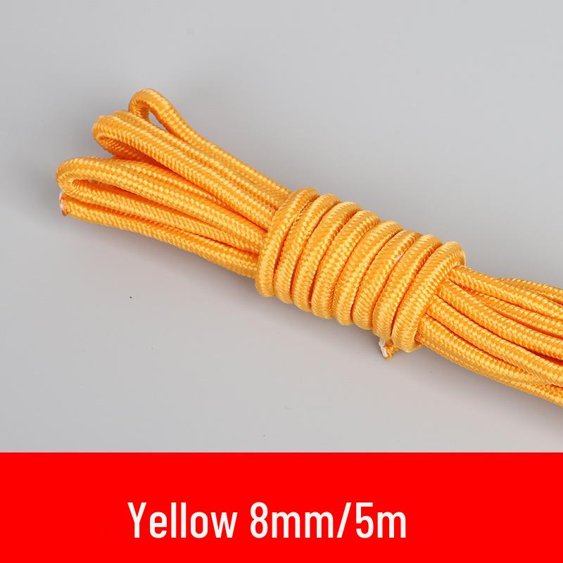 Rutschfeste, Verschleißfeste Handgewebte Nylon-Wäscheleine zum Trocknen von Kleidung & Steppdecken – Strapazierfähiges Outdoor-Seil