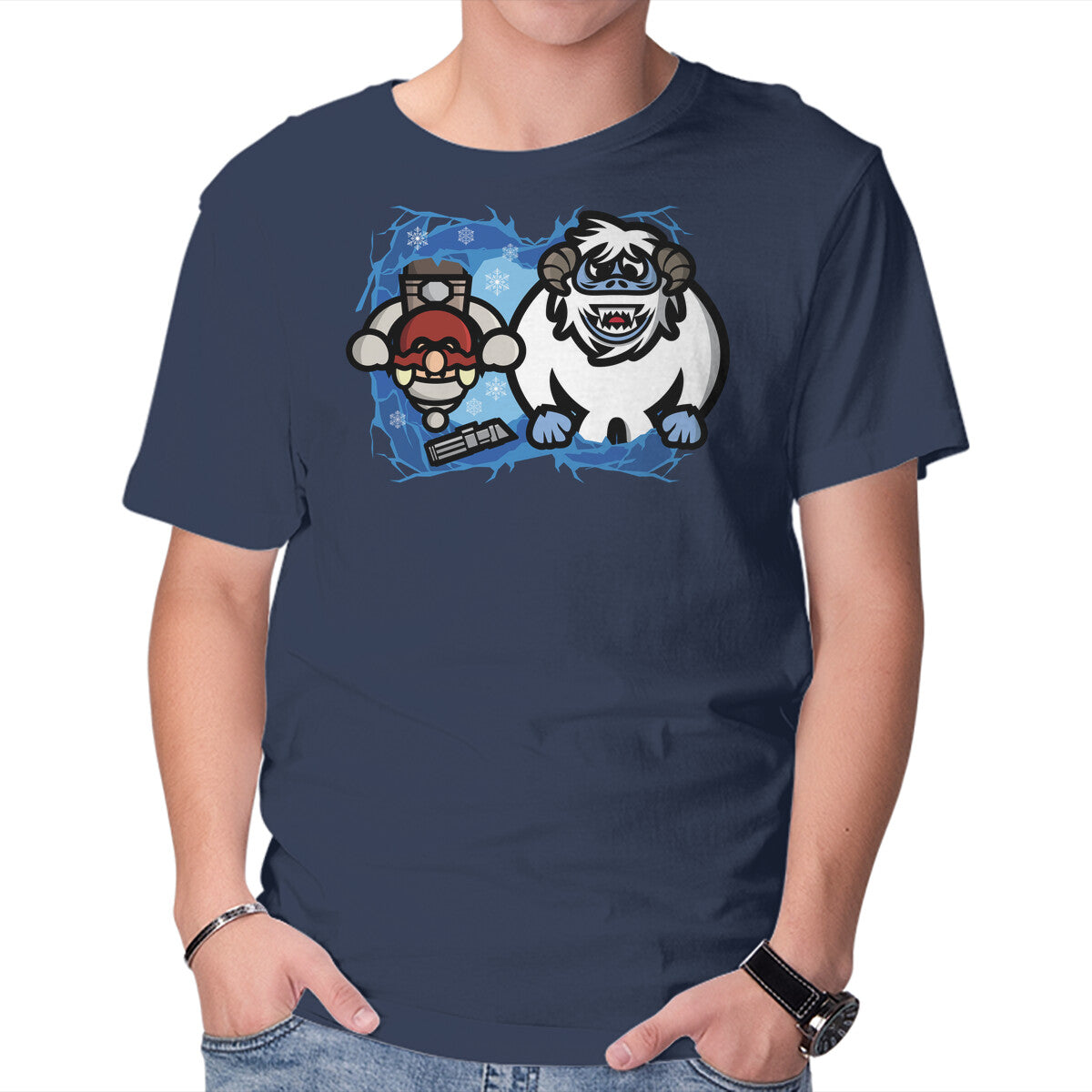 Unisex Crew Neck T-Shirt Bumble Wars Graphic Short Sleeve Casual Tee XXXXL