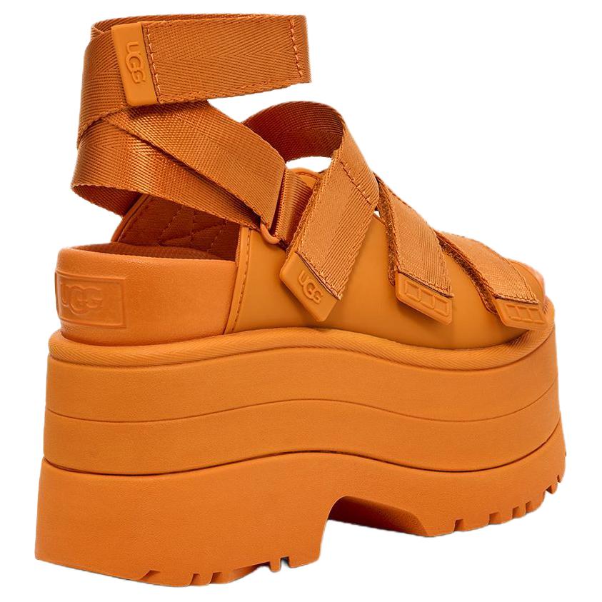 UGG Goldenrise Stoff Modisch Bequem Schlicht Pendeln Vielseitig Römersandalen Damen Sandalen Orange 1167431-DCT