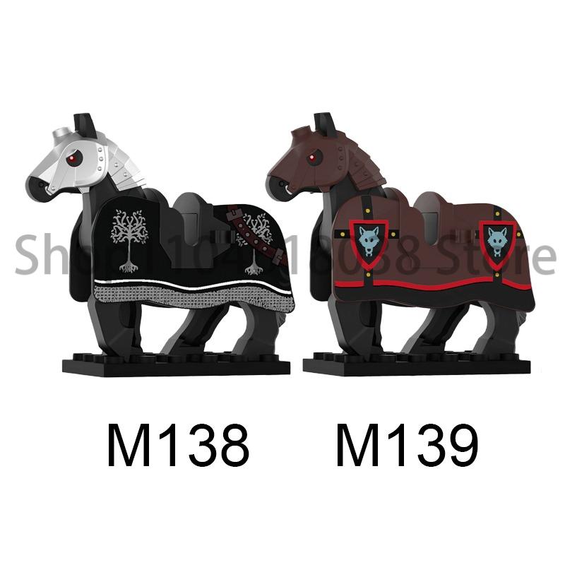 Medieval Military Figures Octopus Sea Demon Knights Building Blocks Weapons Accessories Sword Temple Spear Shield MOC MINiBricks