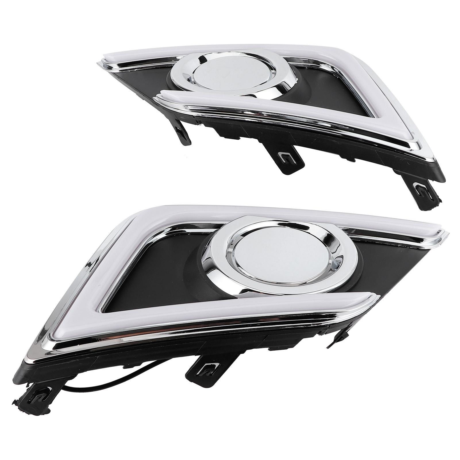 

Светодиодные дневные ходовые огни DRL Лампа указателя поворота двухцветная Подходит для Nissan SylphySentraPulsar 1516