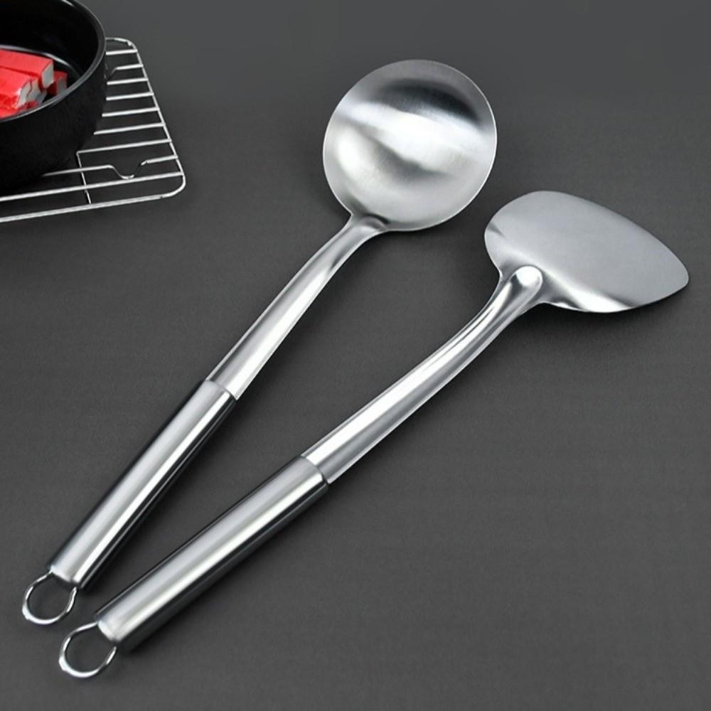 Rustproof Kitchen Shovel Spoon Thickened Wok Spatula Spoon Cooking Shovel  Cooking
