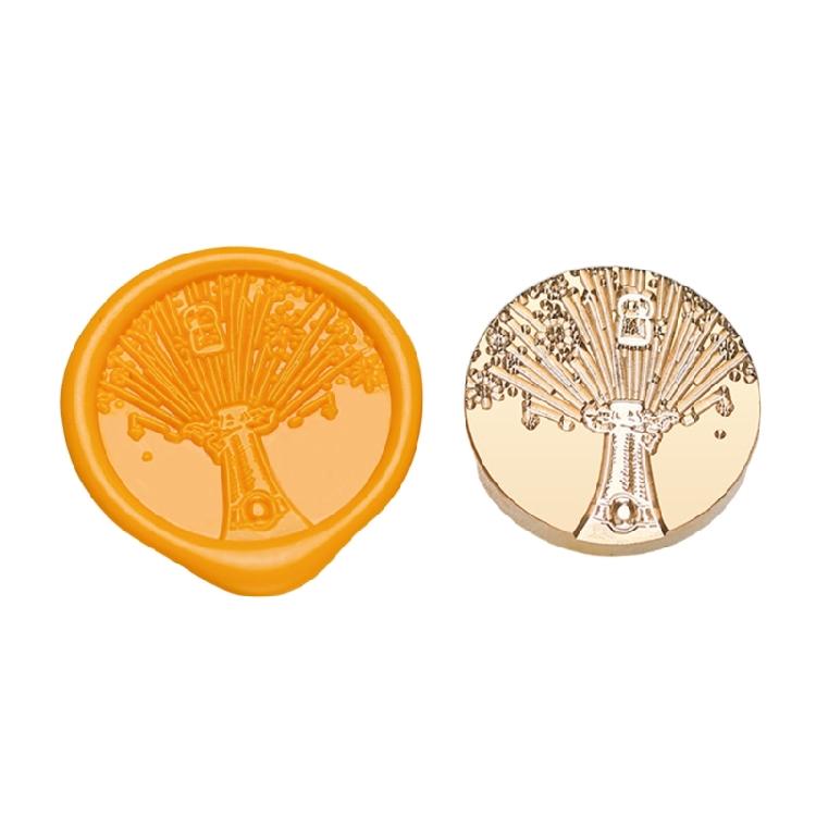 Metal Wax Stamp Head for Appreciation Card Graduation Ceremony Invitations