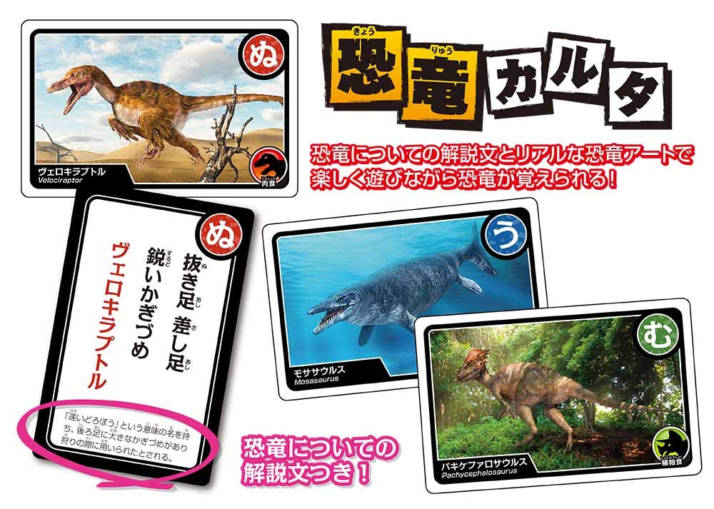 Beverly Dinosaur Karuta [Real CG Art] with Dinosaur Explanations Beverly