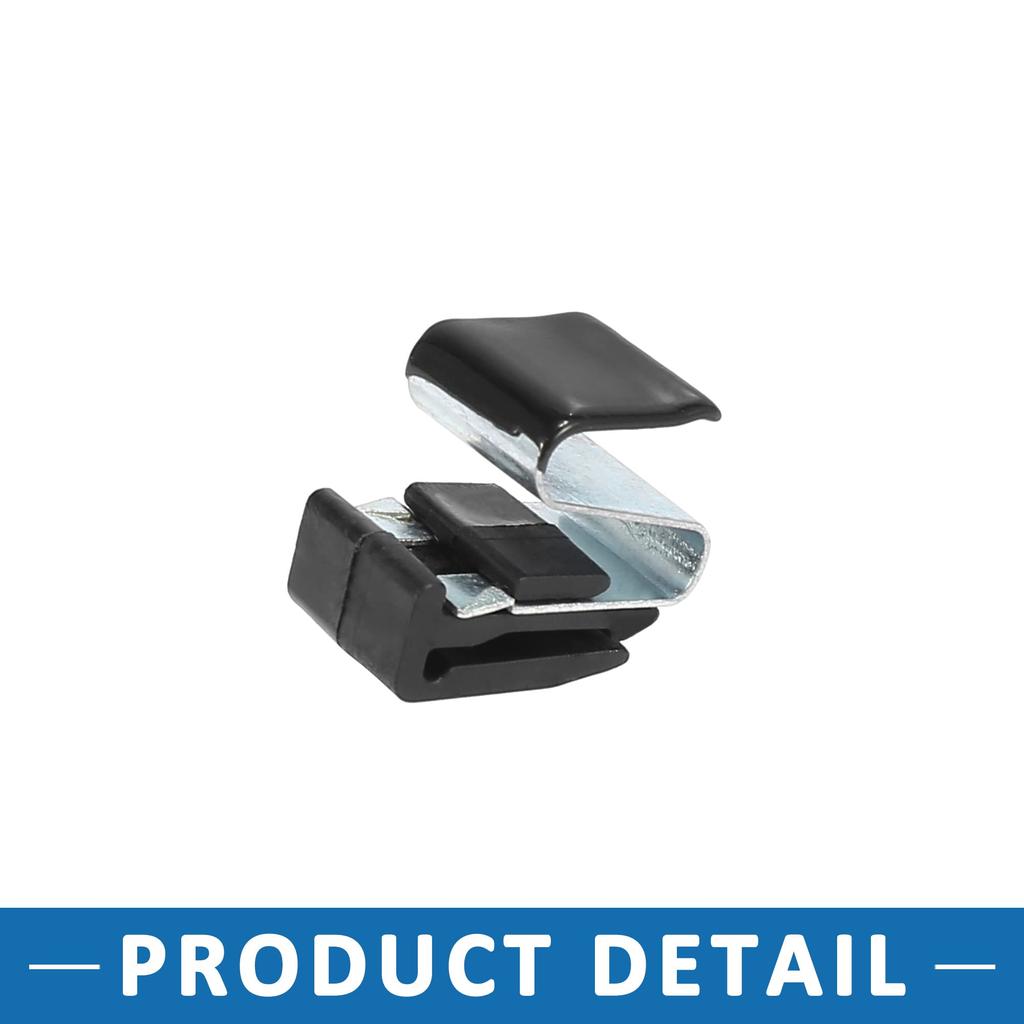 A ABSOPRO Fuel Gas Tank Door Panel Slips MB642442 Fits Mitsubishi Outlander 2004-2010 Plastic Metal Black