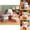 Cute Puppy Plush Toy Realistic Dog Design Soft Short Fur For Kids Birthday Gift