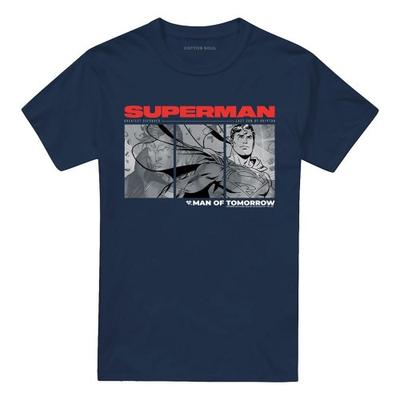 Superman Man Of Steel Unisex Adult Comic T-Shirt