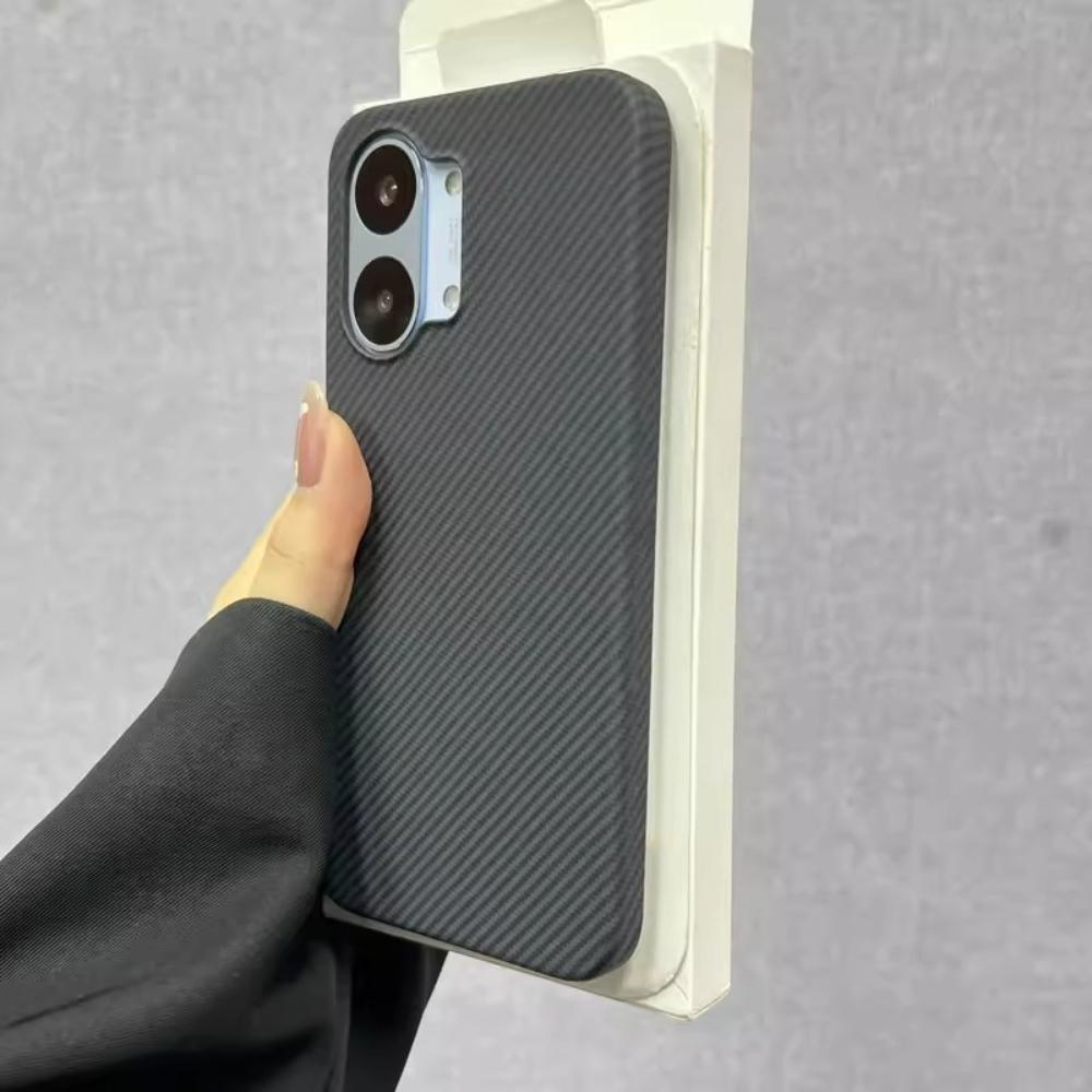 Custodia per Xiaomi POCO X8 Pro Max, Moda, Texture Rigida in Fibra di Carbonio, Copertura Protettiva Anti-Impronte Digitali per Guscio Bumper POCO X8 Pro
