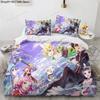 Sword Art Online Bedding Set Printed Bed Set With Pillowcase Duvet Cover Soft Single Double Queen Super King Size Adults Kids