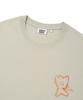 WACKY WILLY Kiki Graffiti Short Sleeve T-Shirt Light Gray