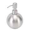 500ml Kugelförmiger Seifenspender Nachfüllbare Edelstahl-Lotionsflasche für Badezimmer-Toilettenartikel