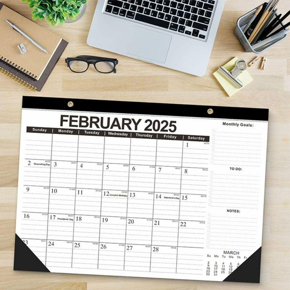 Wall Calendar .1~2026.6 18 Months Hanging Calendar Agenda Organizer Schedule Planner Calendar Itinerary Note Memo