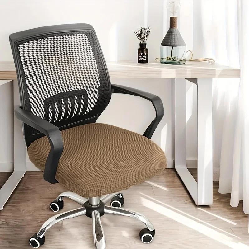 Spandex Seat Covers for Office Chair, Computer Chair Slipcover, Armchair Protector, Seat Cover, Elastic Office Chair Cover