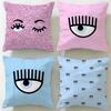 Popular Fashion Brand Chiara Ferragni Cushion Cover Soft EasyWash Pillow Case Versatile for Couch Bed Travel and Office