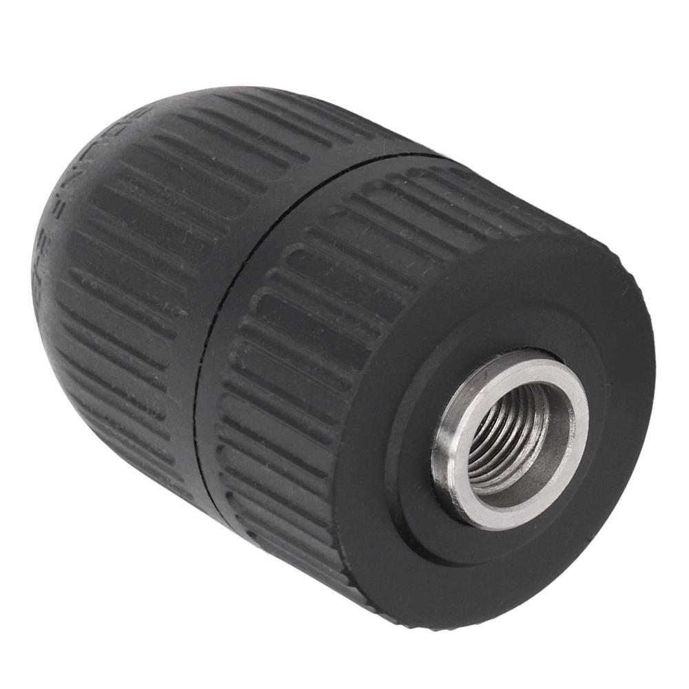 Keyless Design Self Tighten Drill Chuck 1/2in 20UNF Thread Drill Chuck Adapter for Impact Wrench