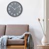 12 İnç Duvar Saati Yüksek Hassasiyetli Pille Çalışan Kolay Okunabilen Sessiz Geçmeyen Kuvars Saat Duvar Sanatı Dekorasyon
