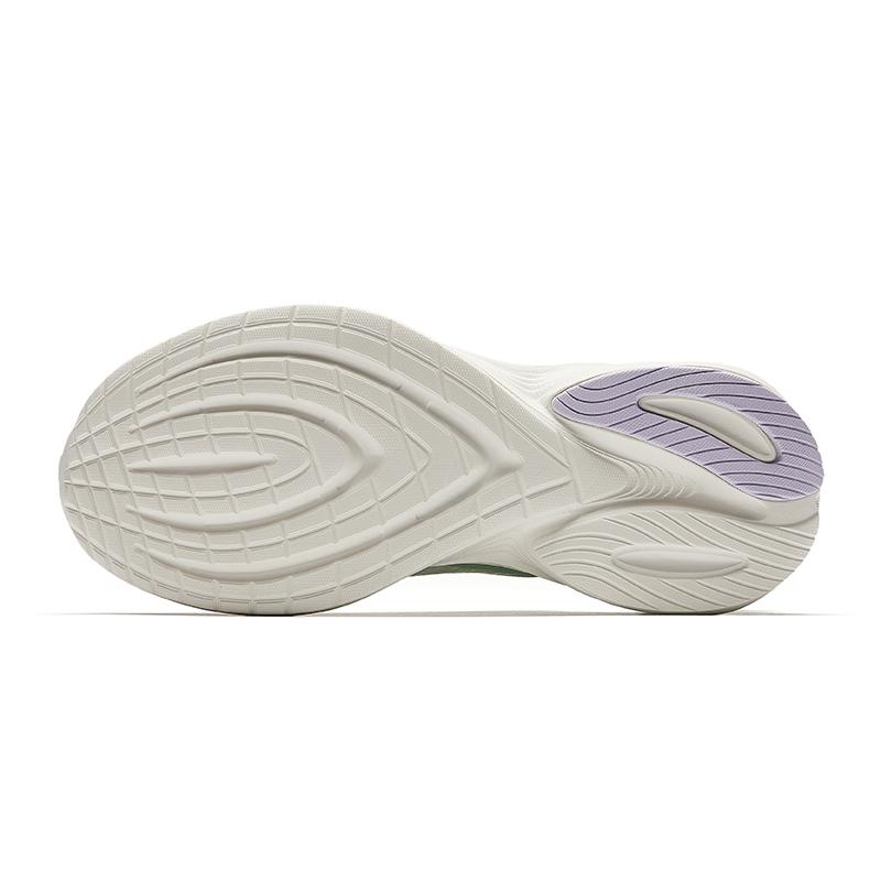 Anta Lingyun Comfortable Versatile Trendy Non-Slip Breathable Low-Top Casual Running Shoes Women Sneaker White Green 922525502-3