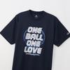 Champion short crew quick graphic short sleeve navy T-shirt, sleeve, neck, antibacterial, deodorizing, drying, print, T-shirt, basketball, C3-ZB314,