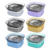 Pet Water Bowl No Spill 2L Spill Proof Clear Dog Water Bowl Anti Splash No Mess Cat Water Dispenser for Sloppy Messy Drinkers