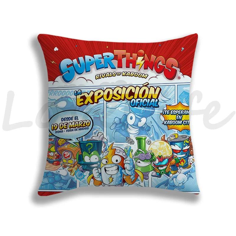 Newest Super Zings Pillow Cover Cute Cartoon Pillow Case Cushion Cover Pillow Throw SuperThings Decor Pillowcase For Bed Throw