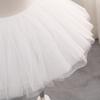 Jupe Courte Tutu Danse Ballet Bulle Vintage Superposée Plissée Couleur Unie Tulle Jupon Cosplay Fête Costume