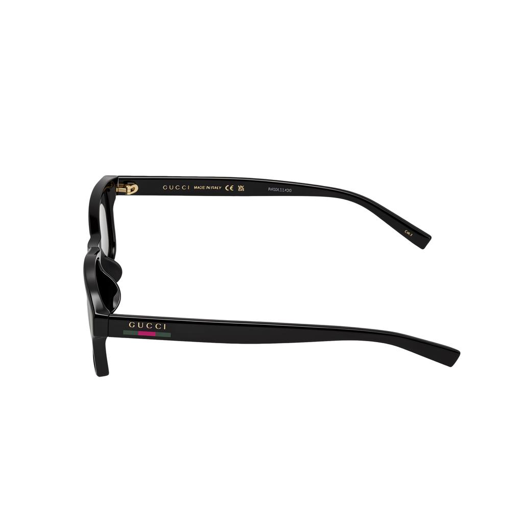 Gucci Logo Seiteninjektion Quadratische Sonnenbrille Herren Sonnenbrille Schwarz GG1986SA001