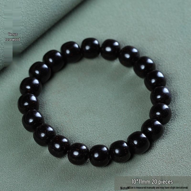 Temple Sandalwood Multi-Treasure Buddhist Rosary Beads Bracelet - Wenge Accessories Gift