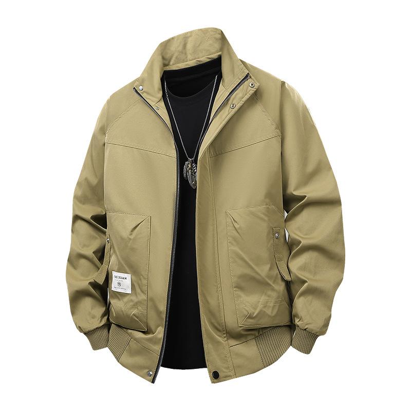 New Spring and Autumn Style Men's Fast Fashion, Versatile Loose and Handsome Work Top Coat