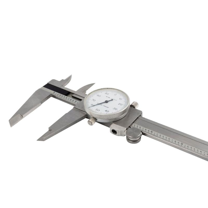 Professioneller Edelstahl-Messschieber 8 Zoll Klare Skala Nonius-Messschieber Industrielles Messinstrument
