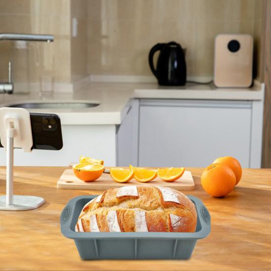 Silicone Bread Loaf Pan Non-Stick Baking Mold Easy Release Rectangular Oven Pan Heat-Resistant Easy To Clean Cake