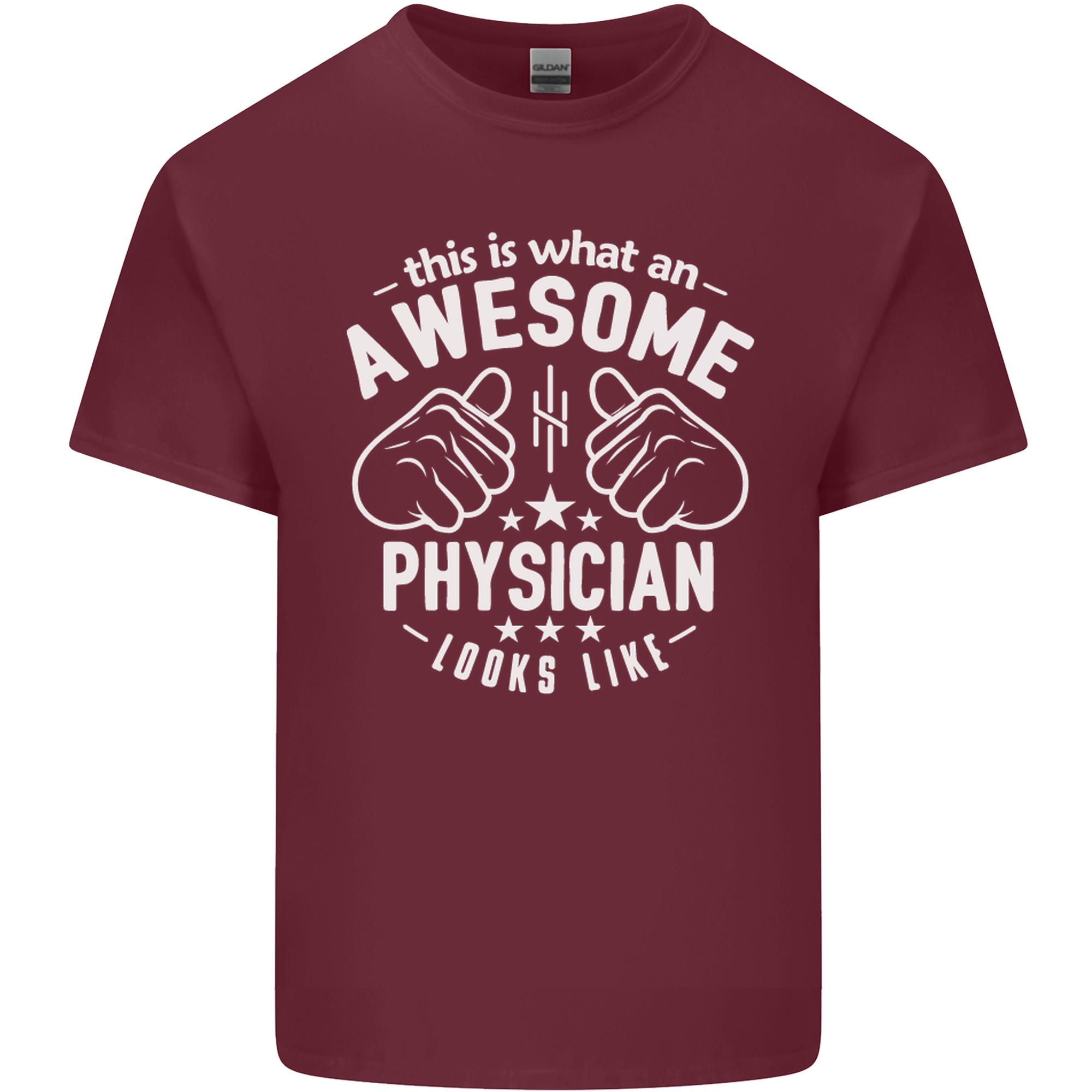 An Awesome Physician Looks Like Unisexs Light Cotton TShirt S