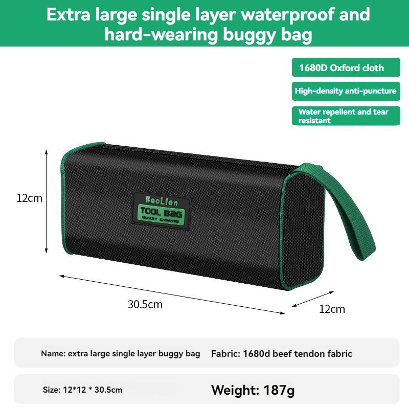 Electrician Bag Wear Resistant Waterproof Oxford Thickened Portable Professional Maintenance Tool Storage Kit