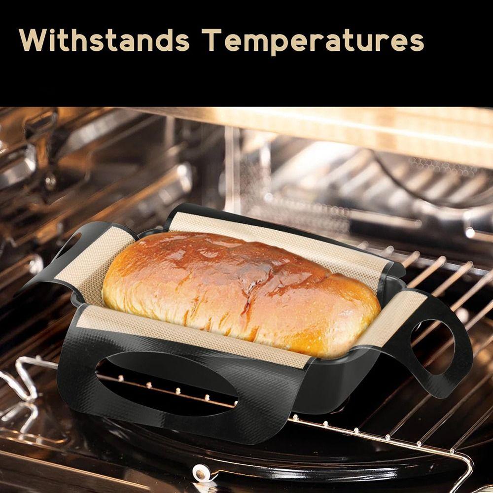 Non-Stick Silicone Bread Loaf Pan Liner Easy Clean Dough Transfer Tool  Professional Baking