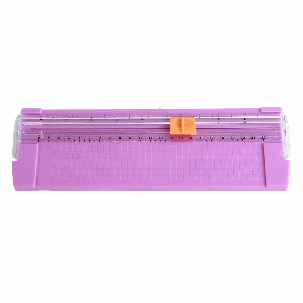 Purple/Pink/Orange/Blue/White A4 Paper Trimmer 220*60mm Cutting Size Paper Trimmer Photos Cutting