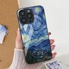 Oil Painting Phone Case For iPhone 17 Pro Max Case iPhone 13 16 15 11 12 14 Pro Max 17 Air 16E SE 7 8 Plus XR Shockproof Cover