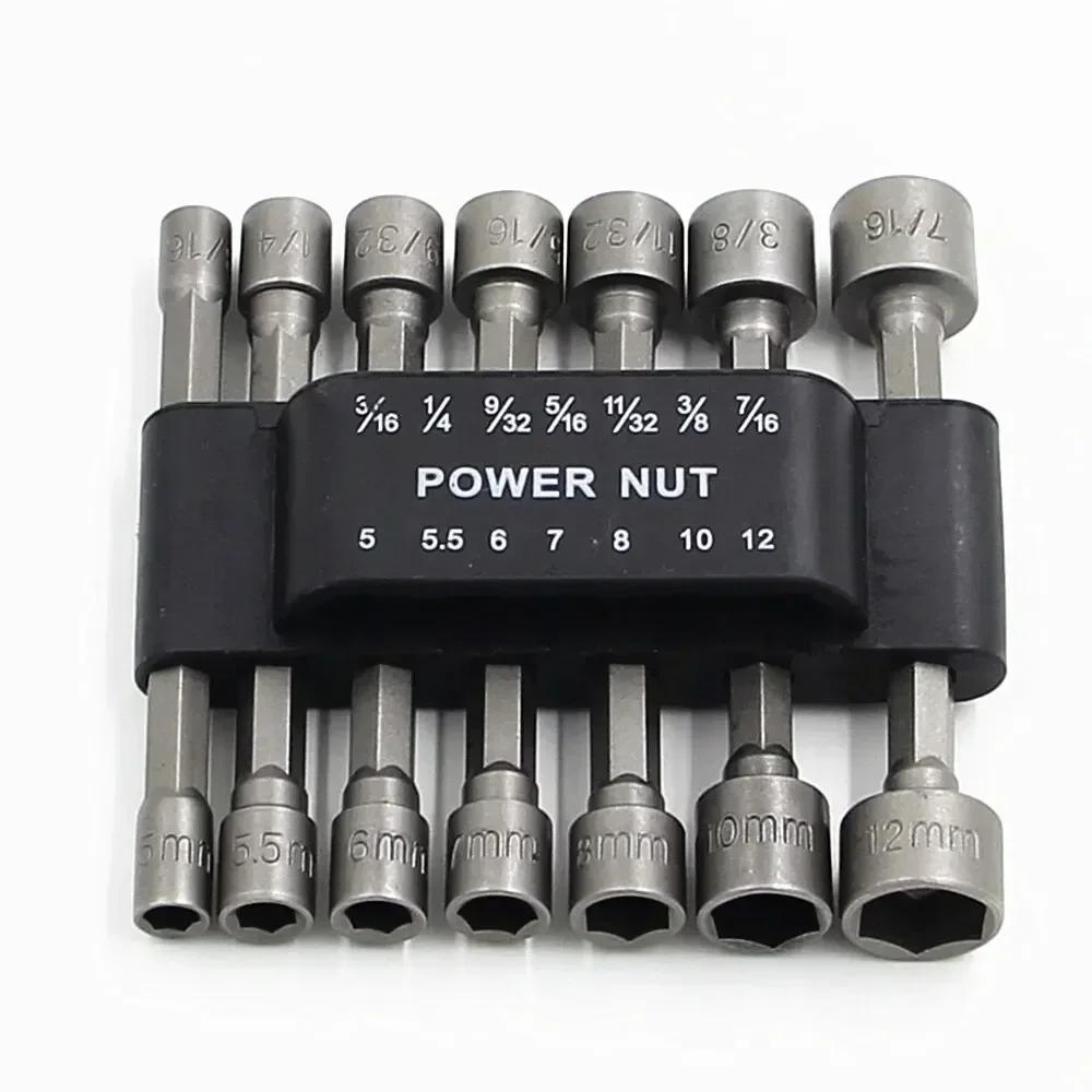 9/14pcs Hex Sockets Sleeve Nozzles Nut Driver Set Screwdriver Set Schroevendraaier Set Bits Sets Tools Socket Wrenches