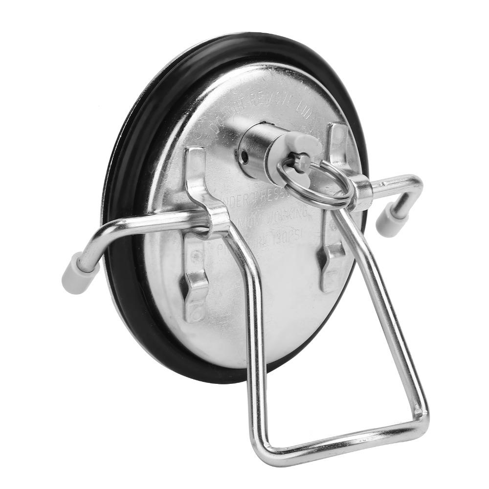 With O-Ring Carbonation Keg Lid Pressure Relief Valve Soda Beer Keg Lid Soda Keg