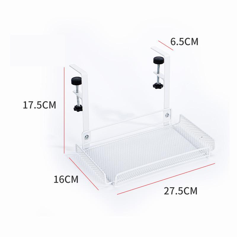 Under Desk Cable Management Tray No Drill Steel Desk Cable Organizers Wire Management Tray Cable Management Rack Storage Shelf