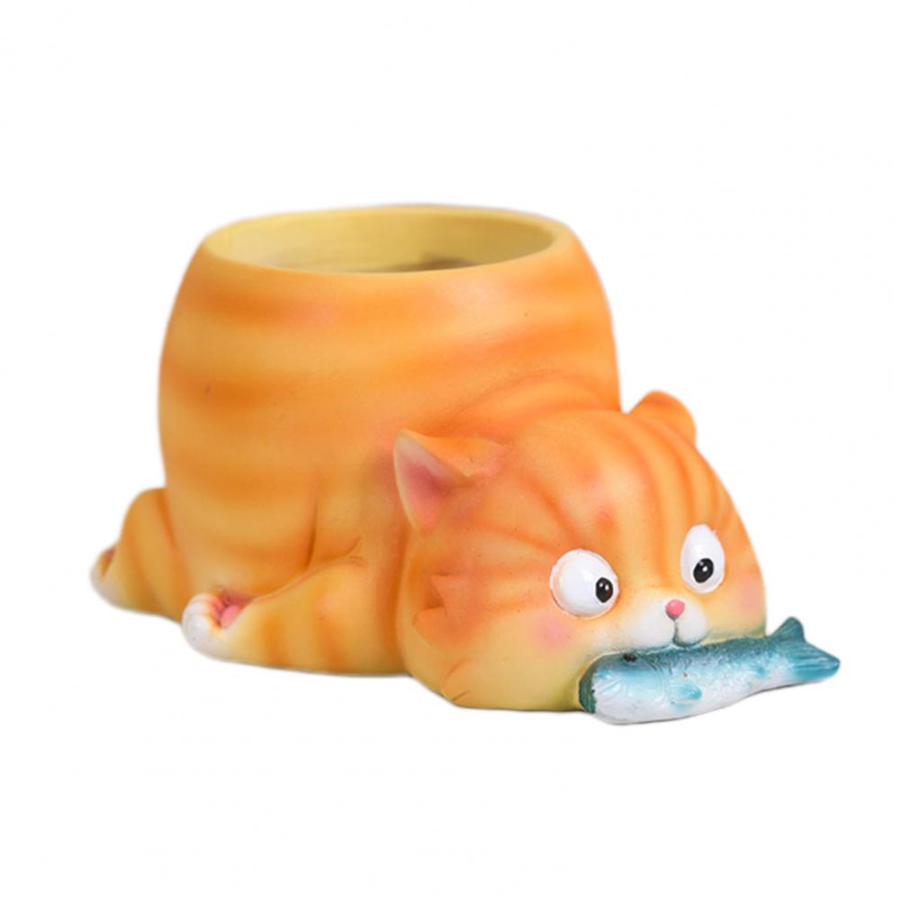 

Цветочный горшок для суккулентов, милые горшки для суккулентов для декора дома и офиса, смоляные кашпо с дренажными отверстиями для украшения стола