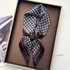 Luxury Square Scarf For Women Elegant Print Ladies Hijab Neckerchief Fashion Shawl For Travel Soft Stain Imitation Silk Scarves