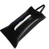 Roost Outdoors with Genuine Genuine Leather Soft Leather Tissue Car Tissue Tissue Cover [Made Leather] Case, Black, Hanging/Wall Mountable, Accessory,