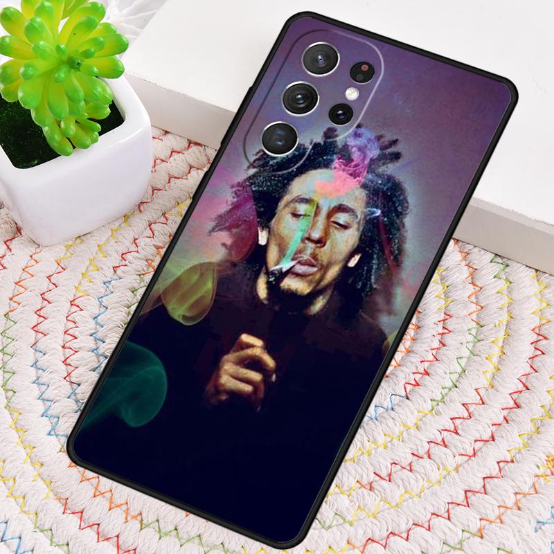 Bob Marley Zitate Rasta Reggae weiche Handyhülle für Samsung Galaxy note 10 pro S26 Ultra S23 S24 FE S25 S21 S22 PLUS Hülle